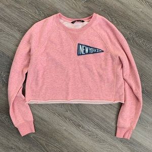 Abercrombie & Fitch Crop Sweatshirt